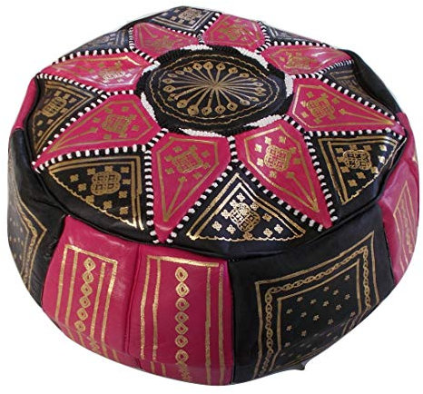 Pouf Puff Sitzsack Puf Marokko aus echtem Leder Arabo Ethnische Fußstütze OTTOMANO Handmade 2209191152