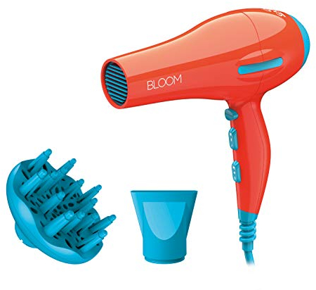 Gama Italy Professional Phon Bloom Flow Ion, Haartrockner mit 2200 Watt Leistung und langlebigem AC-Motor, Orange