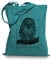 Ma2ca Big Owl Eulen Eule - Stoffbeutel Tragetasche/Bag/Jutebeutel WM1-emerald