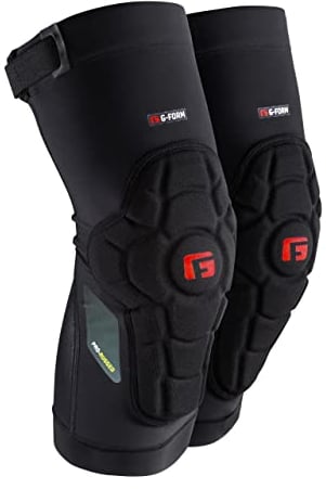 G-Form Rodilleras Pro-Rugged - Rodilleras Tácticas y Soporte de Rodilla - Negro, Adulto XX-Grande