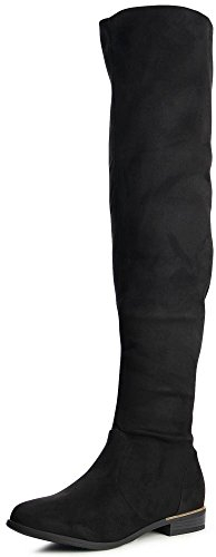 topschuhe24 Donna Stivali Overknee, Colore:Nero 955, Numero di Scarpe:36 EU