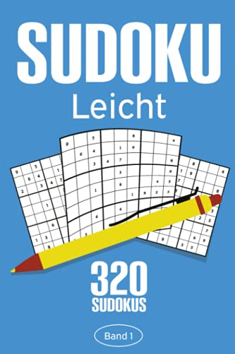 Sudoku Leicht: Anfänger Sudoku Buch mit 320 Leichten Sudoku Rätseln für Erwachsene