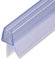 2x 70cm meiba Ersatz Duschdichtung - Dichtung für 5mm/ 6mm/ 7mm/ 8mm Glastür Duschwand Badewanne Duschkabine Wasserabweiser Schwallschutz Abdichtung Leiste - Transparent
