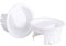 2pcs Verre Blanc Chaud d'eau Froide Carafe Couvercle Couverture de qualité Alimentaire en Plastique étanche Couvercles Bouchons pour Verre Bistro Pitcher Blanc