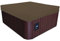 AMGJ Outdoor Whirlpool Abdeckung Platz Garten Spa Hot Tub Pool Abdeckung 190T Polyester Stoff Schwimmbadabdeckung mit Aufbewahrungstasche,Kaffee,215x215x30cm
