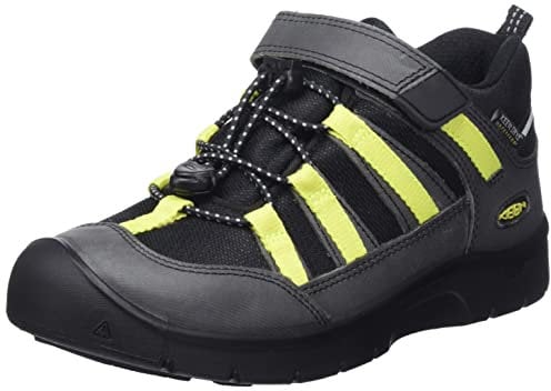 KEEN Hikeport 2 Low Waterproof Wanderstiefel, Black/Evening Primrose, 35 EU