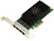 KALEA-INFORMATIQUE Scheda Ethernet Gigabit LAN PCIe 2.5 x4 con 4 porte RJ45. Quad Chipset Intel I225 - NIC 10 100 1000 2500 1G 2,5G - Alto profilo basso