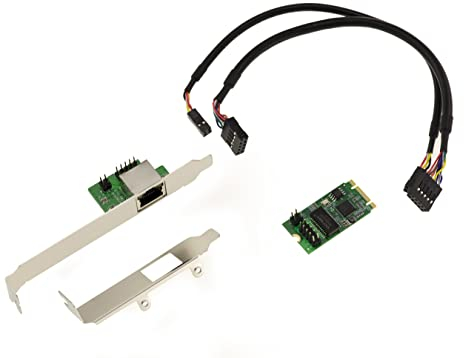 KALEA-INFORMATIQUE M2 M.2 NGFF PCIe B M Key Karte 2.5 Gigabit RJ45 LAN ethernet 10 100 1000 1G 2.5G mit Intel I225 Chipsatz.