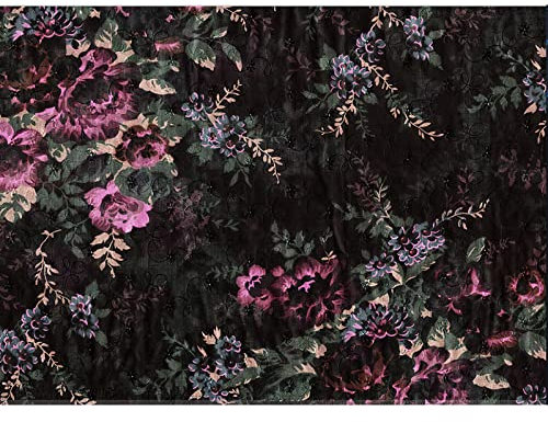 Photo Poster Elegant Black Flowers Pink Self Adhesive Wallpaper Mural 3D Sofa Living Room Background Wall Bedroom Waterproof