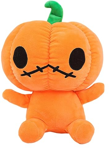 Plüschtier Spielzeug,Hallowen PUM-kin Stofftiere Kinder,Weiche Wurfkissen Niedliche Plüschkissen,Mädchen Geschenk,Hausdekoration Geschenke für Kinder Erwachsene Orange Plüschtier