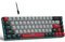 MageGee MK-Box Tragbare 60 % mechanische Gaming-Tastatur, blaue LED-Hintergrundbeleuchtung, kompakte 68 Tasten, Mini-Tastatur mit Kabel, mit braunem Schalter für Windows, Laptop, PC, Mac, Grau/Schwarz