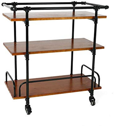 Outdoor Getränkewagen Metzgerblock Creme Sideboard Tee Camping Küchenzeile Wagen Servierwagen 2 Stile