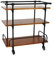 Outdoor Getränkewagen Metzgerblock Creme Sideboard Tee Camping Küchenzeile Wagen Servierwagen 2 Stile