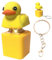 Fidget Toy, Fun Sensory Stress Reliever, 5,9 x 4,8 cm Quacking Keyboards Button, Quacky Duck Satisfying Click Sound, Keyboard Clicker Fidget Toy for Desk Toys Lovers