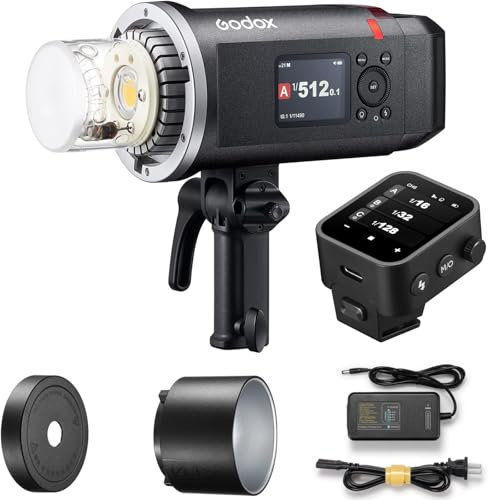 Godox AD600BM II 600Ws Outdoor-Blitz mit X3-F-Blitzauslöser, Monolicht mit Bowens-Montage, GN87 1/8000 HSS, 0,01 s bis 1,9 s Wiederaufladezeit für DSLR-Kameras (Godox AD600BM aktualisiert)