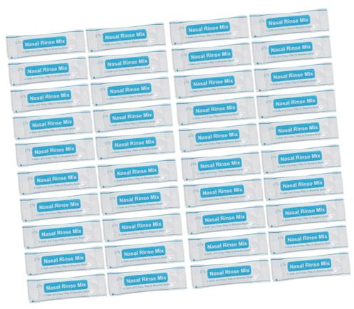 CALLARON 80stücke Nasensalz Packungen Nasenspülung Mix Schnell Lösliches Kochsalz Für Tägliche Nasenpflege Und Reinigung Feines Kristallines Salz Ohne Jod Pro Packung Für Nasendusche