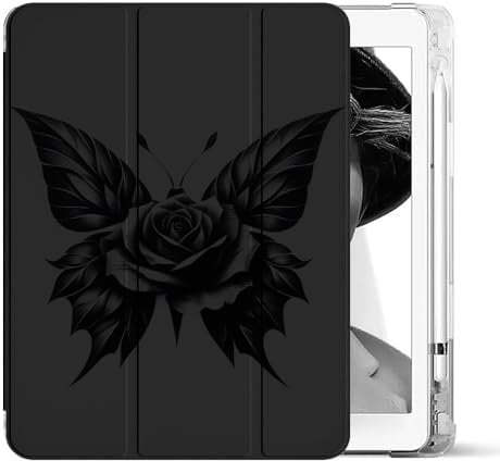 Sunrive PU Leather Tablet Case compatible with Huawei MatePad 11.5 S 2024,it designed with tri-fold stand Shockproof Tablet Cover, Auto Wake/Sleep-black