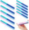 10 limas pulidoras de uñas profesionales de 7 pulgadas y 7 lados reutilizables y lavables para salón de manicura en casa.