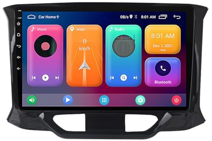 9 Android 13 Car Radio 2 Din for LADA Xray 2015-2019, pantalla táctil, Bluetooth, CarPlay, AHD Backup Camera, GPS Navigation, Steering Wheel Controls (S10-1 2G+32G)