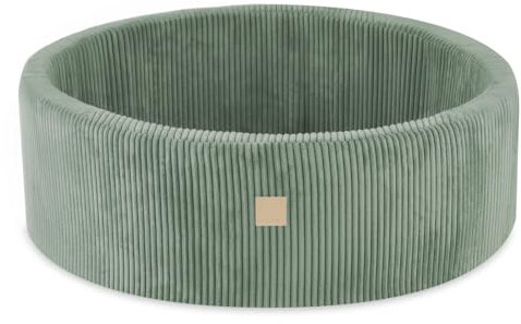 MISIOO Piscine à balles pour bébé - Ronde en mousse - Sans balles - 90 x 30 cm - Piscine à balles conviviale pour bébé à partir de 1 an - Parfaite pour les enfants