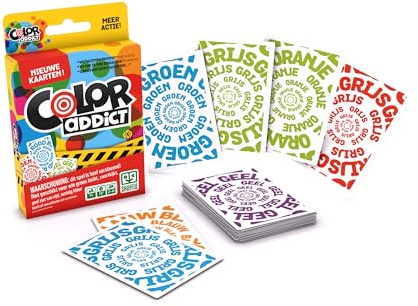 Color Addict New Edition - Blitzschnelles Kartenspiel basierend auf dem Stroop-Effekt - Deutsch (NL) -
