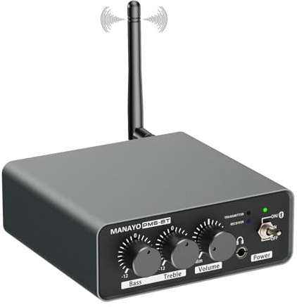 MANAYO PM6BT Bluetooth Phono Preamp for Wireless Turntables
