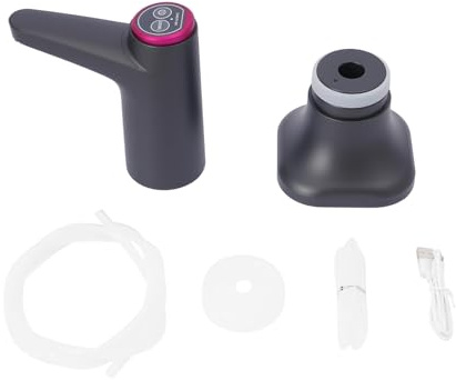 Pompe à eau électrique, distributeur d'eau, pompe à eau potable avec câble USB et 2 tuyaux d'eau pour la maison, le bureau, la cuisine, le camping