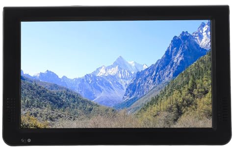 10 Inch LED TV, Portable 1080P Resolution with High Sensitivity Tuner Digital Television, TFT Screen for Camping Travel Home Office Use