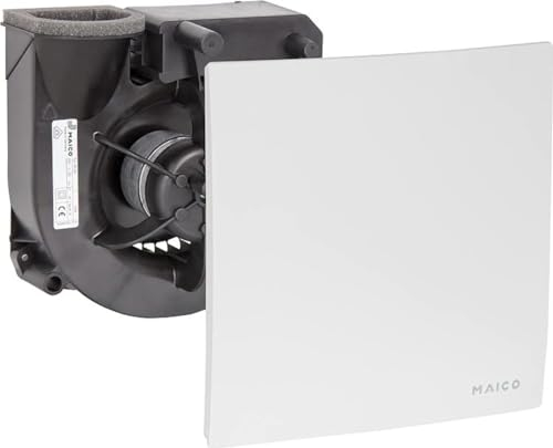 Maico - Original ER 100, 0084.0130 - Standardausführung, Ventilatoreinsatz mit Abdeckung & Filter, für Bad, Küche, Mehrfamilienhaus, Aufenthaltsraum, Esszimmer