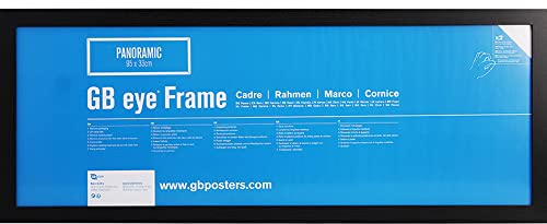 GB Eye Cornice panoramica, 33 x 95 cm, colore: Nero