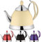 TEAPOT STAINLESS STEEL 1.5LTR 3 PINT VINTAGE CAMPING KITCHEN TEA POTS (CREAM)