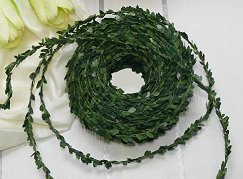 30m Buchsgirlande Girlande Kommunion für Kreuze Christenzeichen Fisch Hochzeit