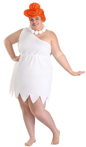 The Flintstones Plus Size Wilma Flintstone White Costume Plus