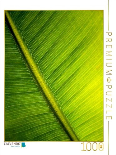 CALVENDO Puzzle EIN Motiv aus dem Kalender Blattstrukturen | 1000 Teile Lege-Größe 48 x 64 cm Foto-Puzzle für glückliche Stunden