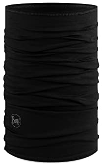 Buff Merino Wool Multi Functional Headwear - Black, One Size