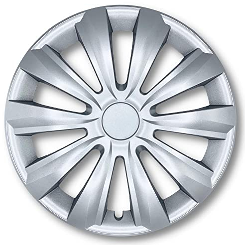 Albrecht 13 Zoll Radkappen Silber für Stahlfelgen - Delta Radzierblenden aus hochwertigem Kunststoff - Langlebige Radblenden in originaler Albrecht Verpackung - Made in EU