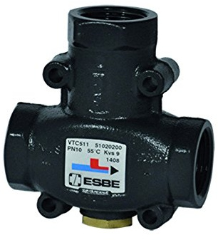 Kondensationsventil Für Thermostate 'Vtc511' Thermomischer Mit kugelförmigem Gusseisenkörper und Deckel. Wird zum effizienten Laden von Speichertanks verwendet, um die Thermostate vor zu niedrigen