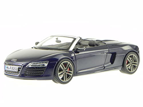 Schuco Audi R8 Spyder 2012 Estoril blau Modellauto 1:43