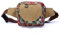 Dopobo sac en toile style national original sac banane rétro personnalité pour femme (01.)