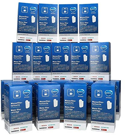 Bosch Siemens 575491 00575491 SET ORIGINAL 24x TCZ7003 TZ70003 Wasserfilter Brita Intenza Steckanschluss z.T. EQ.5 EQ.6 EQ.7 EQ.8 Kaffeeautomat Kaffeevollautomat Kaffeemaschine auch Gaggenau Neff
