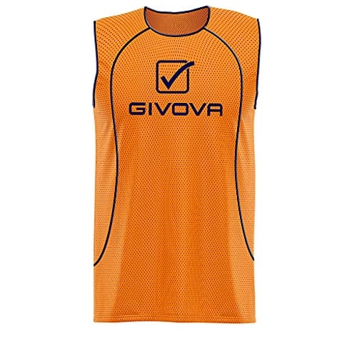 Givova, jacke fluo sponsor  big logo, orange fluo, S/M