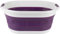 Beldray LA034816PUR Collapsible Laundry Basket - Foldable Clothes Basket, 37 L Washing Tub, Large Collapsible Laundry Bin with Carry Handles, Pop Up Laundry Hamper, Ideal for Camping/Festivals, Purple