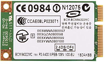 Scheda PCI-E WiFi, Scheda Mini PCI-E WLAN Dual-Band a 2,4GHz + 5GHz, Scheda WLAN Wireless 802.11A / G/N 300Mbps per HP/Mac/dell/Acer, ECC.