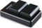 Blumax 2 x Battery s Sony NP-FZ100 2040mAh + Dual Charger Double - Suitable for Sony Alpha 7RM3/7M3/7 III/7SIII/Alpha 7R III/7R IV/Alpha 6600 / Alpha 9 II / A9S - 100% Compatible