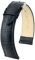 HIRSCH Unisex Uhrenarmband Alligator Style Modell Duke 23 mm Schwarz