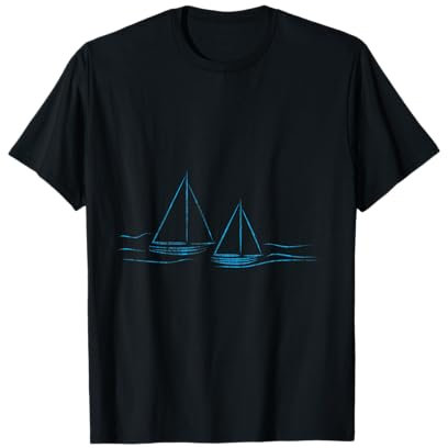 Segelboot Segeln T-Shirt für Segler Geschenk T-Shirt