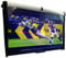 Outdoor TV Cover 30-32 inch - WITH FRONT FLAP - Weatherproof, Waterproof protection, Soft Interior, With Bottom cover - Black