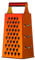 Cheese Grater Vegetable Slicer Stainless Steel with 4 Sides, 9.2 Inches Height Large Box Grater Best for Shredded Parmesan Cheese, Vegetables, Ginger and Fruits-Red