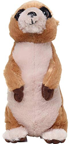 Minifeet Erdmännchen Jürgen - Kuscheltier Plüschtier Stofftier Spielzeug - kuschelig weich - Geschenk für Baby Kinder Freunde Schulstart Einschulung | Höhe: 21 cm