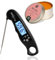 BBQ KING - Termometro da Cucina Digitale con Lettura Istantanea della Cottura + Ribs Rub Set Spezie Dry Rub Bbq Confezione 70 Gr per Costine di Maiale, Ideale per Barbecue e Grill, Made in Italy